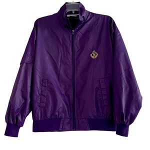IZOD CLUB women’s purple windbreaker size Medium